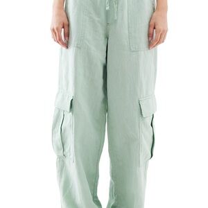 BDG Luca Cotton & Linen Cargo Pants by Urban Outfitters